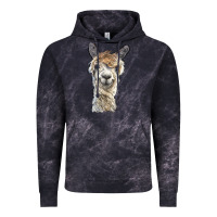 Cloud Black alpaca Vintage Hoodie - BarkalooDesign