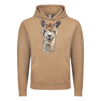 Vintage Coffee alpaca Vintage Hoodie - BarkalooDesign
