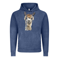 Vintage Denim alpaca Vintage Hoodie - BarkalooDesign