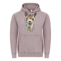 Vintage Zinc alpaca Vintage Hoodie - BarkalooDesign