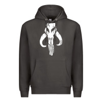 Smoke mandorian skull Premium Hoodie - artisFamous