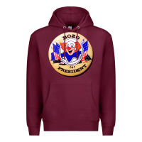 Burgundy bozo for president Premium Hoodie - artisFamous