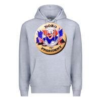 Heather Grey bozo for president Premium Hoodie - artisFamous