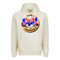 Oatmeal Heather bozo for president Premium Hoodie - artisFamous