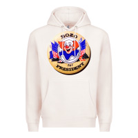 Pale Pink bozo for president Premium Hoodie - artisFamous