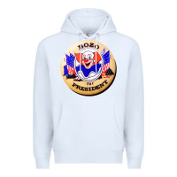 White bozo for president Premium Hoodie - artisFamous