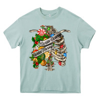 Sorta Merry Sorta Scary Chest Heavy Core Tee | Teevron