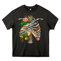 Asphalt sorta merry sorta scary chest Heavy Core Tee - FaDigitalArtStudio