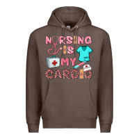 Coffee nursing is my cardio Premium Hoodie - BarkalooDesign