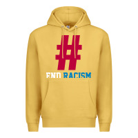 Antique Gold Basic End Racism Resist - Anti Trump Gift Political Premium Hoodie - artisFamous