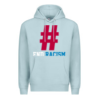 Blue Mist Basic End Racism Resist - Anti Trump Gift Political Premium Hoodie - artisFamous