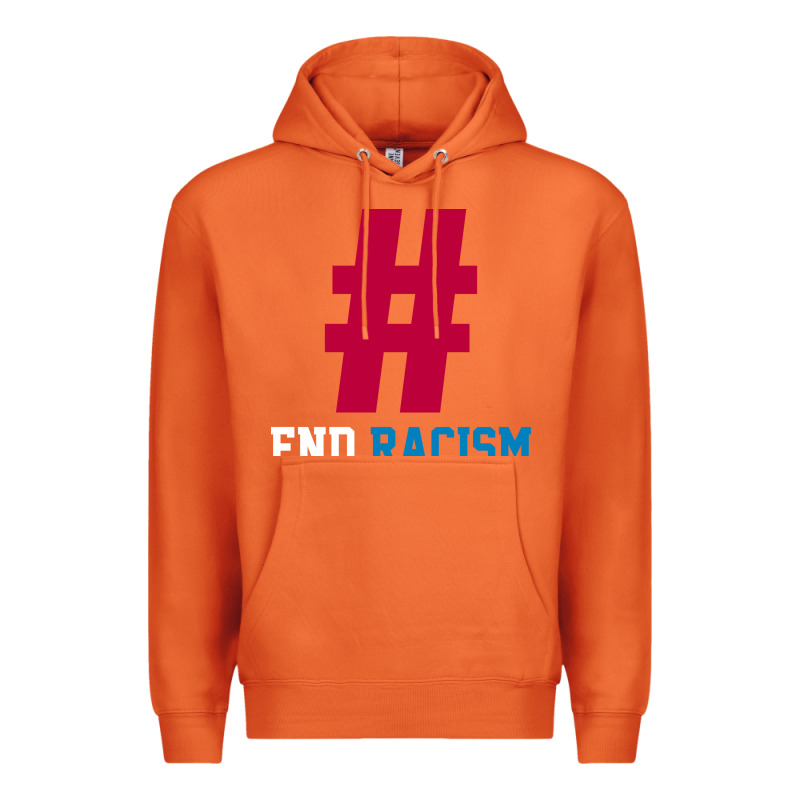 Basic End Racism Resist - Anti Trump Gift Political Premium Hoodie by artisFamous | Teevron