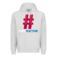 Dove Grey Basic End Racism Resist - Anti Trump Gift Political Premium Hoodie - artisFamous