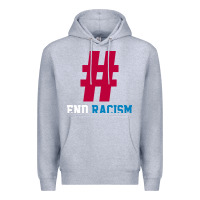 Heather Grey Basic End Racism Resist - Anti Trump Gift Political Premium Hoodie - artisFamous