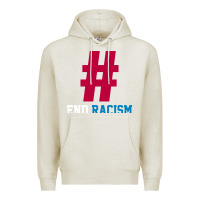 Oatmeal Heather Basic End Racism Resist - Anti Trump Gift Political Premium Hoodie - artisFamous