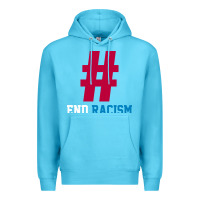 Ocean Blue Basic End Racism Resist - Anti Trump Gift Political Premium Hoodie - artisFamous