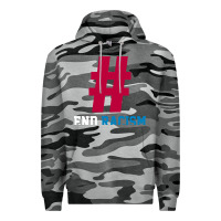 Slate Camo Basic End Racism Resist - Anti Trump Gift Political Premium Hoodie - artisFamous