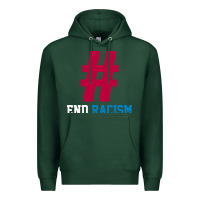 Sports Green Basic End Racism Resist - Anti Trump Gift Political Premium Hoodie - artisFamous