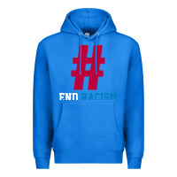 True Royal Basic End Racism Resist - Anti Trump Gift Political Premium Hoodie - artisFamous