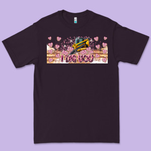 I Dig You Valentine 16oz Premium Tee Designed By Cowhidedigitalart