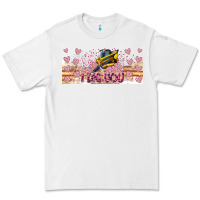 White I Dig You Valentine 16oz Premium Tee - CowhideDigitalArt