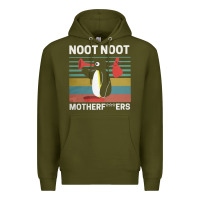 Army Green noot penguin Premium Hoodie - artisFamous