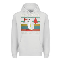Dove Grey noot penguin Premium Hoodie - artisFamous