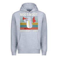 Heather Grey noot penguin Premium Hoodie - artisFamous