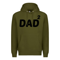 Army Green dad squared Premium Hoodie - artisFamous