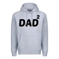 Heather Grey dad squared Premium Hoodie - artisFamous