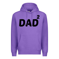 Purple dad squared Premium Hoodie - artisFamous