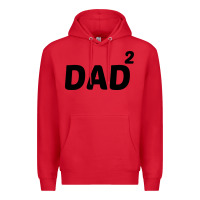 Red dad squared Premium Hoodie - artisFamous