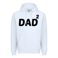 White dad squared Premium Hoodie - artisFamous