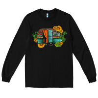 Black caravan sunflowers and cactus Long Sleeve Tee - Artiststas