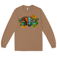 Toasted Coconut caravan sunflowers and cactus Long Sleeve Tee - Artiststas
