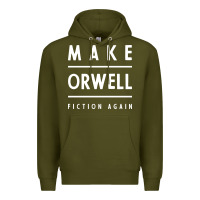 Army Green Basic Orwell 1984 - Anti Trump Gift Political Premium Hoodie - artisFamous