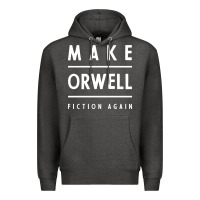 Charcoal Heather Basic Orwell 1984 - Anti Trump Gift Political Premium Hoodie - artisFamous