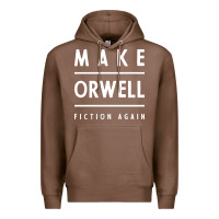 Chestnut Basic Orwell 1984 - Anti Trump Gift Political Premium Hoodie - artisFamous