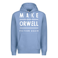 Colony Blue Basic Orwell 1984 - Anti Trump Gift Political Premium Hoodie - artisFamous
