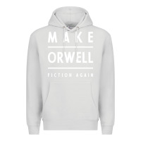 Dove Grey Basic Orwell 1984 - Anti Trump Gift Political Premium Hoodie - artisFamous
