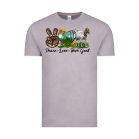 Vintage Zinc peace love boer goat Vintage Tee - LillyAllenDesigns