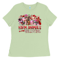 Matcha farm animals is my valentine Ladies Tee - RacoonDesign