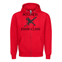 Red Soldier First Class Zipper Hoodie - Bettercallsaul