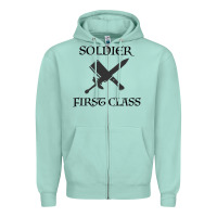 Seafoam Soldier First Class Zipper Hoodie - Bettercallsaul