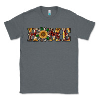 Charcoal Heather christmas home with windmill Classic Tee - RanaPortraitStore
