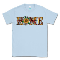 Dusty Blue christmas home with windmill Classic Tee - RanaPortraitStore