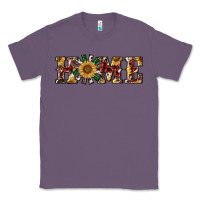 Lavender christmas home with windmill Classic Tee - RanaPortraitStore
