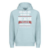 Blue Mist Operations Manager - Cool Gift Job Premium Hoodie - artisFamous