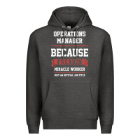 Charcoal Heather Operations Manager - Cool Gift Job Premium Hoodie - artisFamous