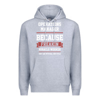 Heather Grey Operations Manager - Cool Gift Job Premium Hoodie - artisFamous